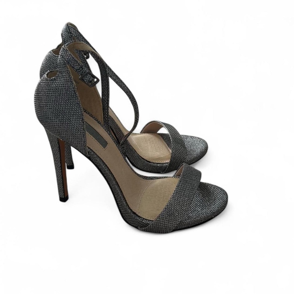 Topshop Shimmering Silver High Heels